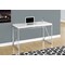 Monarch Specialties Computer Desk, Home Office, Laptop, Work, Metal, Laminate, Glossy White, Chrome, Contemporary I 7205 - alternate 2